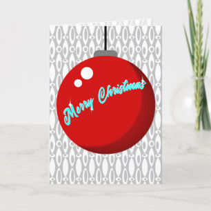 Big Red Ball Holiday Card