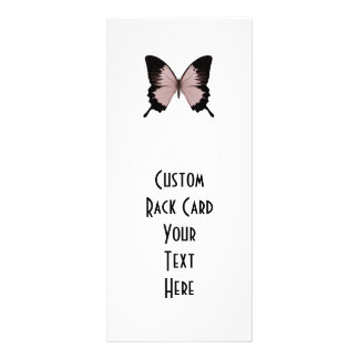 Big Red & Black Butterfly Rack Card