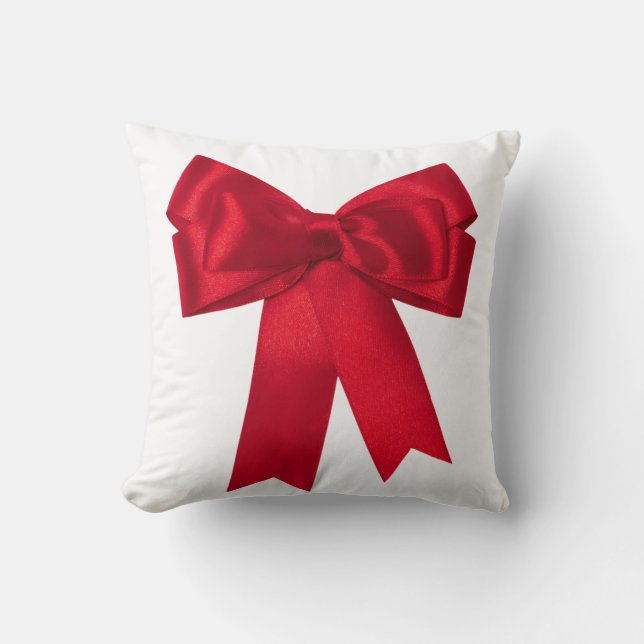 Big Red Bow Pillow (Front)
