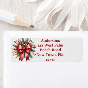 Big Red Bow Return Address
