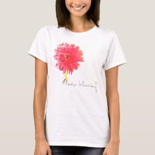 Big Red Chrysanthemum Always Blooming T-Shirt Top