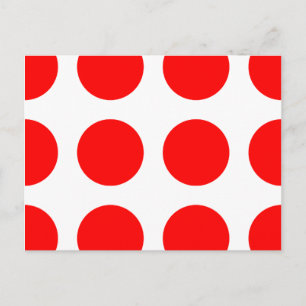 Big Red Dots Postcard