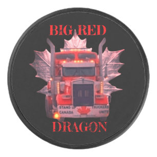BIG RED DRAGON HOCKEY PUCK