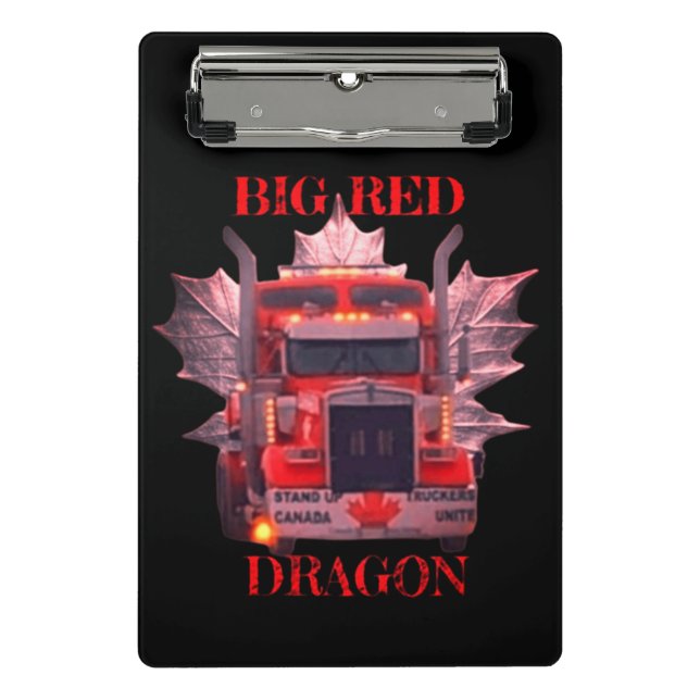 BIG RED DRAGON MINI CLIPBOARD (Front)