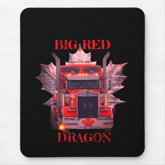 BIG RED DRAGON MOUSE MAT (Front)