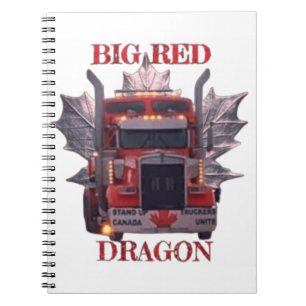 BIG RED DRAGON NOTEBOOK