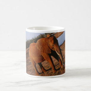 Big Red Elephant Coffee Mug