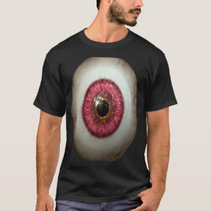 Big Red Eyeball Creepy Spooky Eye Halloween Costu T-Shirt
