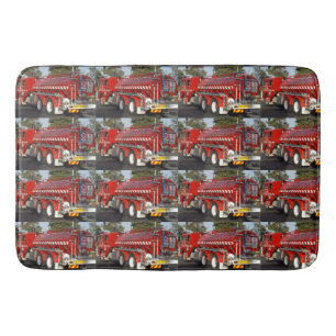 Big Red Fire Engine, Bath Mat