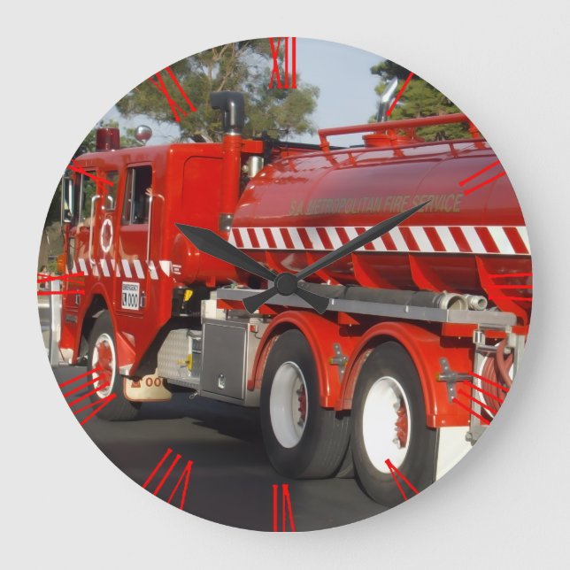 Big Red Fire Engine, Large Clock (Front)