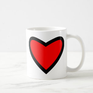 Big Red Heart Coffee Mug