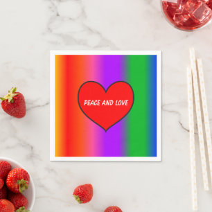 Big Red Heart Napkin