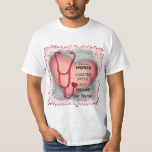 Big red heart nurse T-Shirt