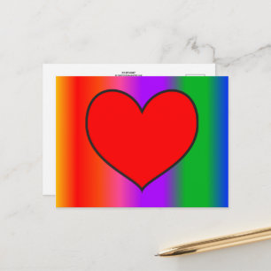 Big Red Heart  Postcard