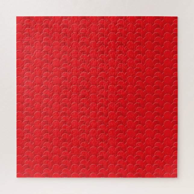 Big Red Hearts pattern Love Valentine's day Jigsaw Puzzle (Vertical)