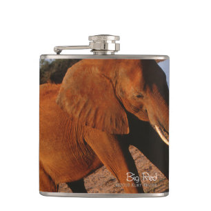 Big Red Hip Flask