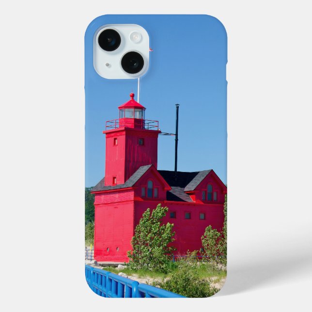 Big Red Lighthouse Case-Mate iPhone Case (Back)
