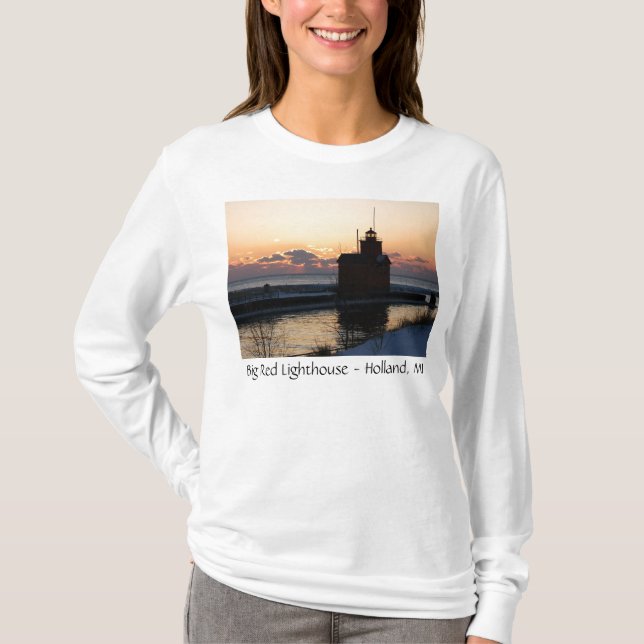 Big Red Lighthouse T-Shirt (Front)