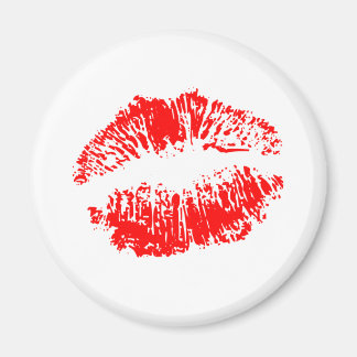 Big Red Lips Magnet