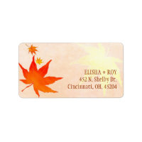 Big Red Maple Leaf Wedding