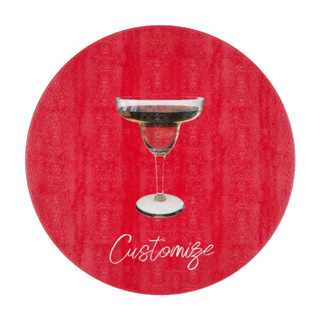 Big Red Margarita Cocktail Drink Thunder_Cove Cutting Board (Front)