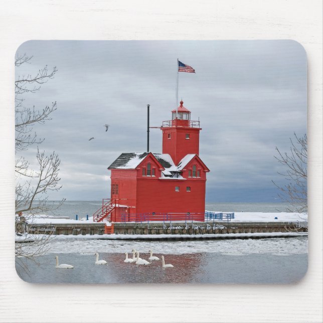 Big Red Mouse Mat (Front)