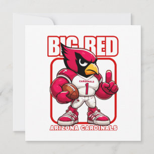 Big Red no 1 Invitation