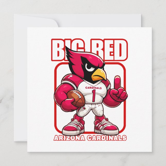 Big Red no 1 Invitation (Front)