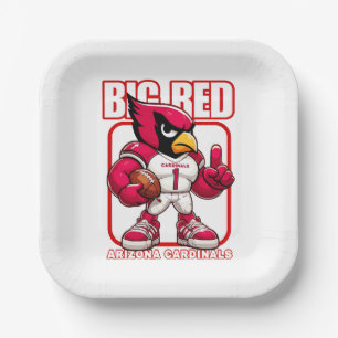 Big Red no 1 Paper Plate