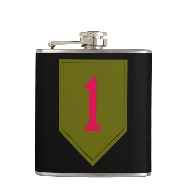 Big Red One flask (Front)