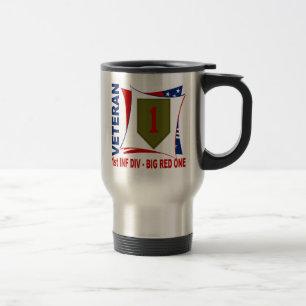 Big Red One Vet Travel Mug