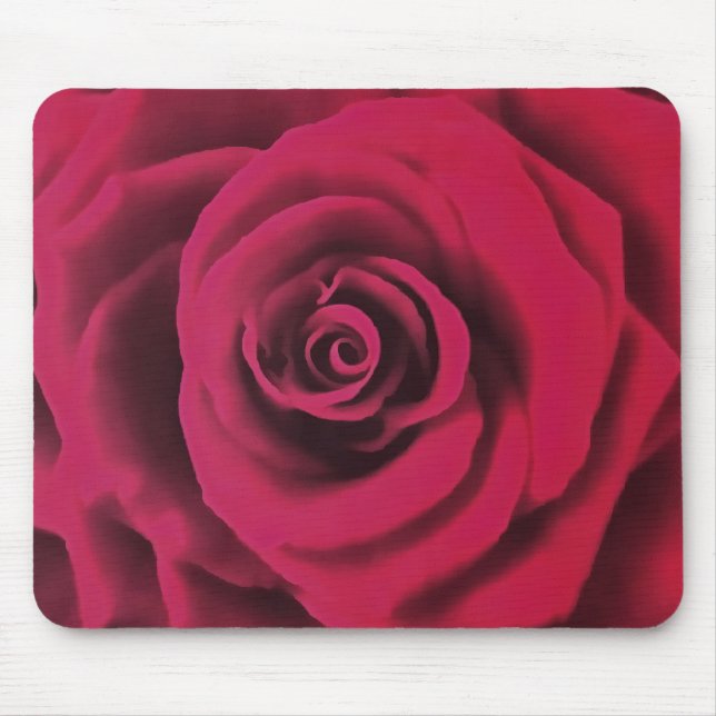Big Red Rose Mouse Mat (Front)
