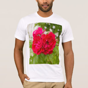 Big red roses in the garden T-Shirt