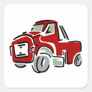 Big Red Truck - Stickers
