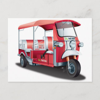 Big Red Tuk Tuk! Postcard