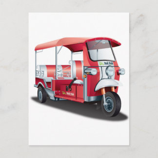 Big Red Tuk Tuk! Postcard