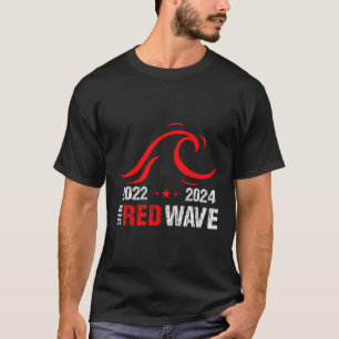 Big Red Wave Republican Gop Election  T-Shirt