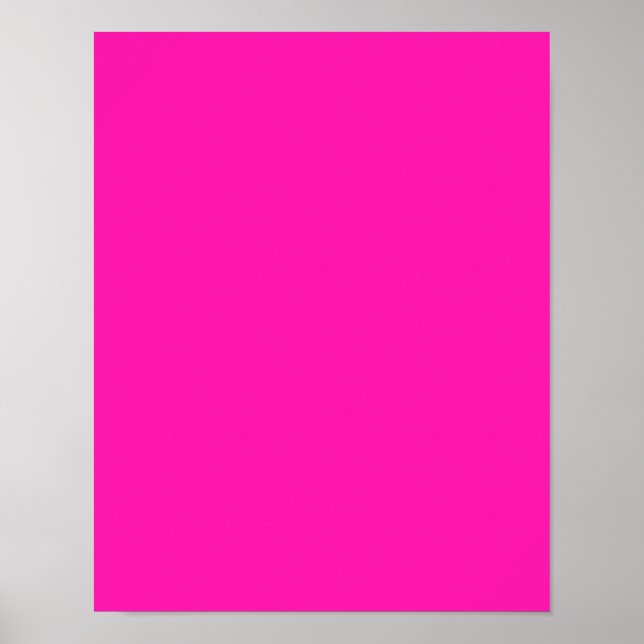 BIG RICH BRIGHT DEEP HOT PINK BACKGROUND WALLPAPER POSTER (Front)