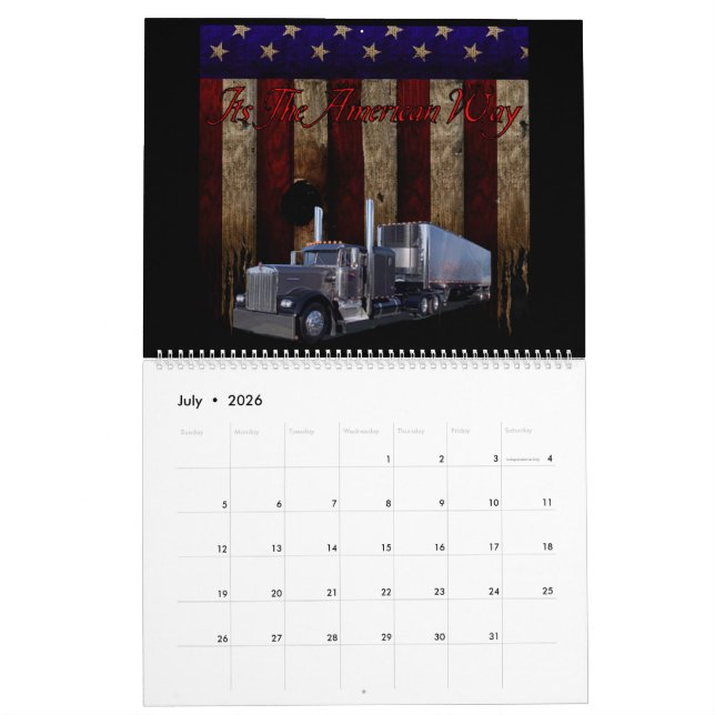Big Rig Calendar (Jul 2026)