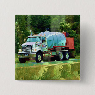 BIG RIG LORRIES & TRUCKS for Truck-lovers 15 Cm Square Badge