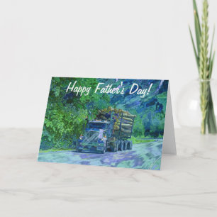 Big Rig Road-liner Truck-lover Birthday Card