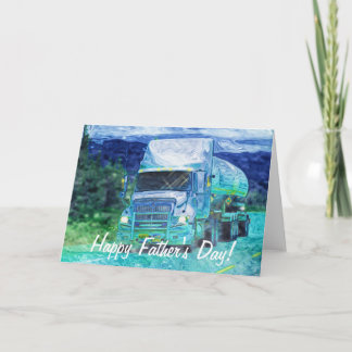 Big Rig Road-liner Truck-lover Birthday Card