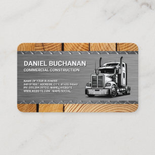 Big Rig Semi Truck Transport Trucking Business Card
