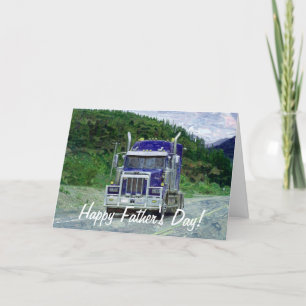 Big Rig Semi-Truck Truck-lover Father's Day Card