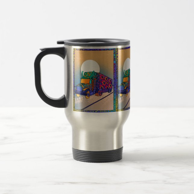 Big rig travel mug (Left)