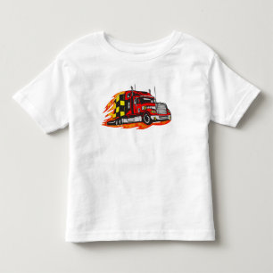 Big Rig Truck Toddler T-Shirt