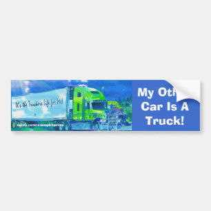 Big Rig Truckers Bumper Sticker Collection