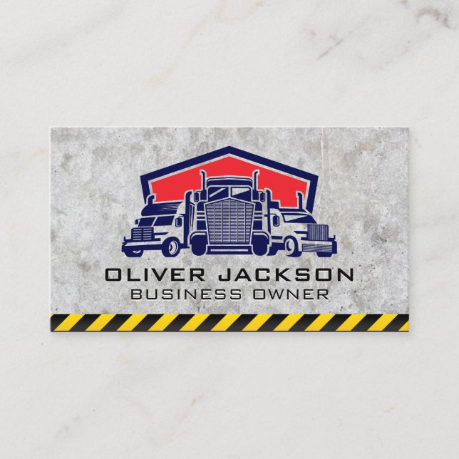 Big Rig Trucks | Builder | Construction Business Card (Front)