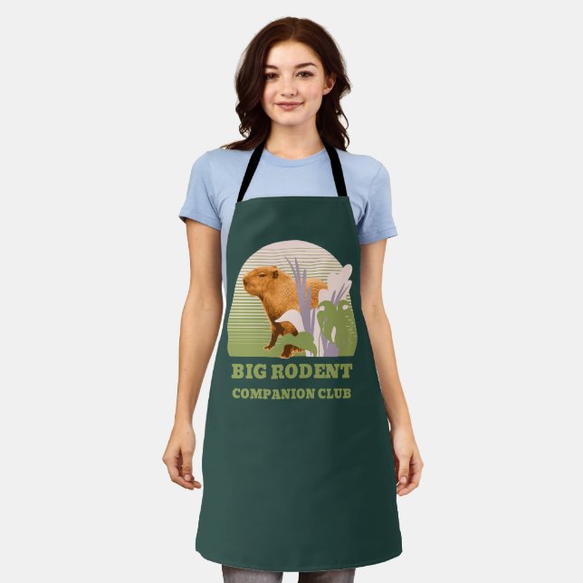 Big Rodent Companion Club Capybara Apron (Worn)