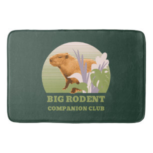 Big Rodent Companion Club Capybara Bath Mat